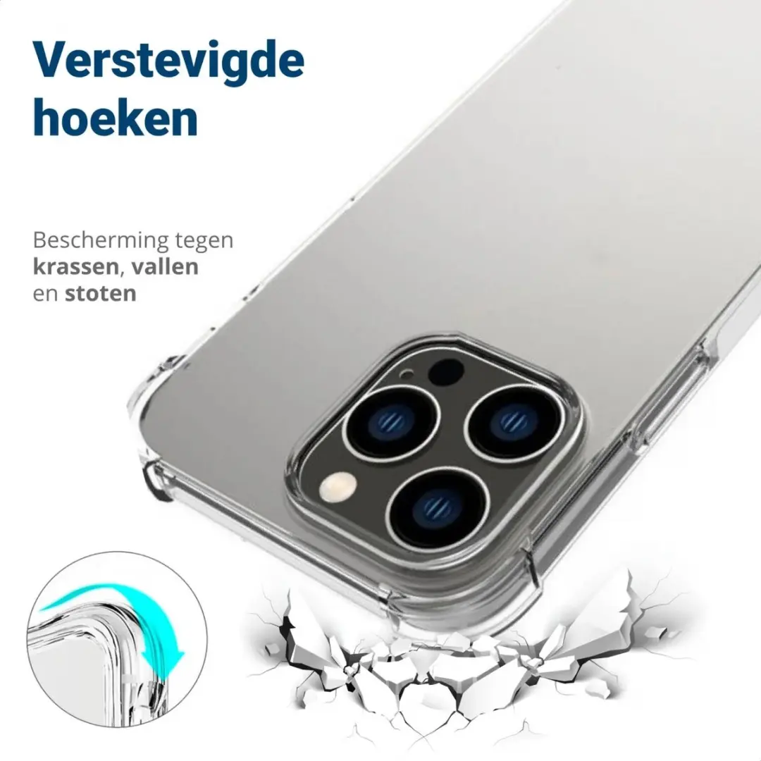 Selected TPU Hoesje iPhone 14 Pro Max - Transparant - afbeelding 6 van 6