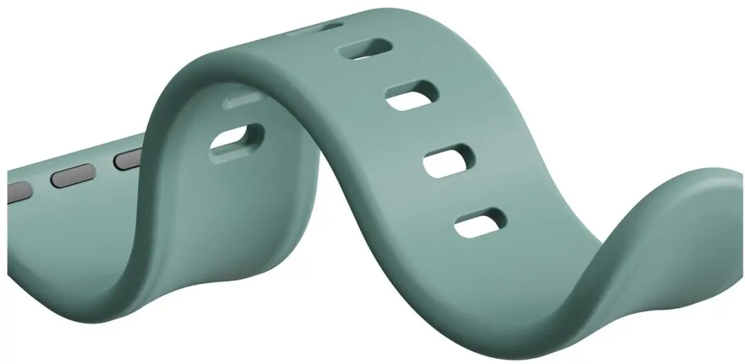 Selected SBG Siliconen Horlogebandje Apple Watch - 38/40/42mm - Cactus Groen