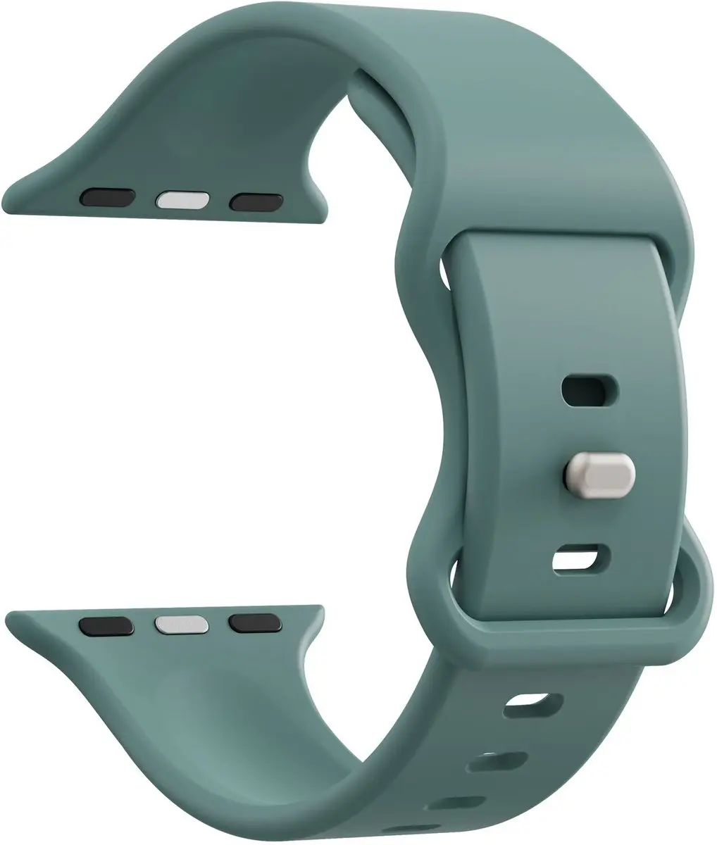 Selected SBG Siliconen Horlogebandje Apple Watch - 38/40/42mm - Cactus Groen