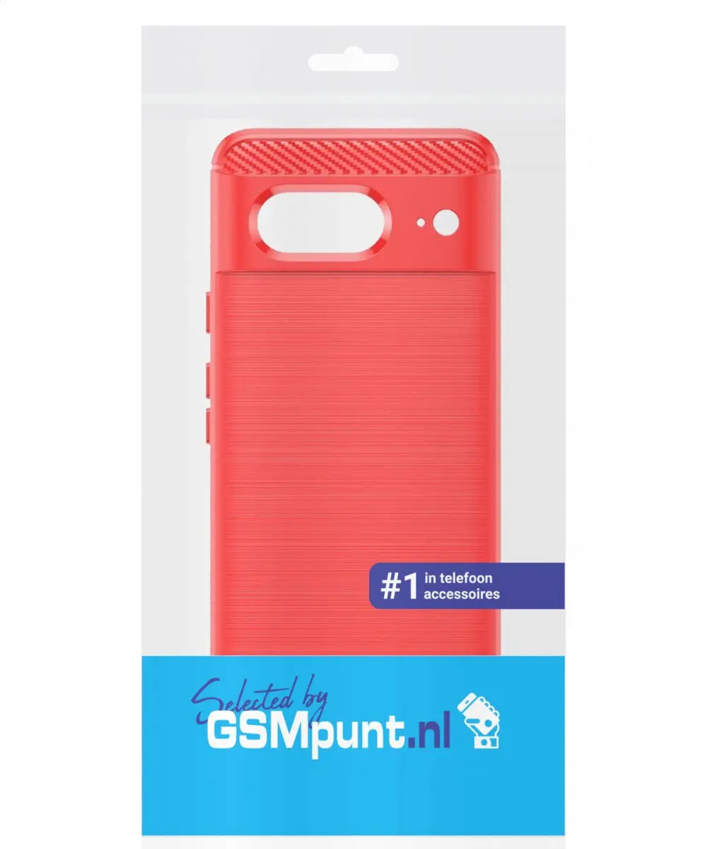Selected by GSMpunt.nl TPU Hoesje Google Pixel 8 - Rood