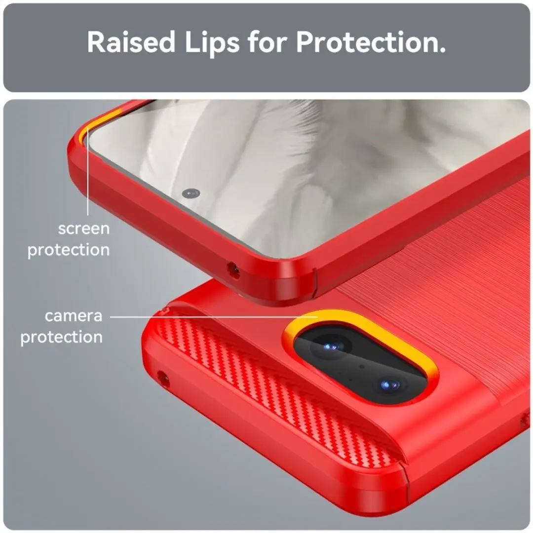Selected by GSMpunt.nl TPU Hoesje Google Pixel 8 - Rood