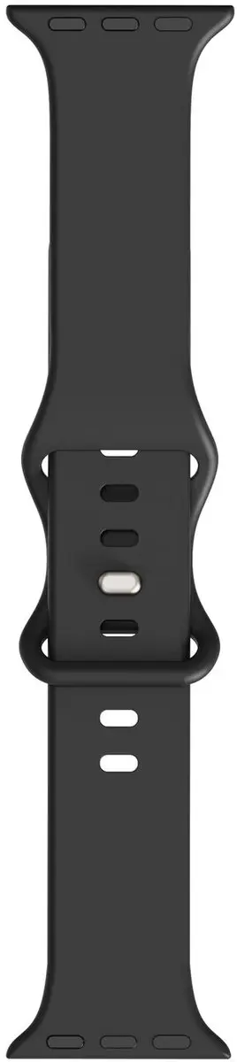 Selected SBG Siliconen Bandje Apple Watch 7 41mm - Zwart