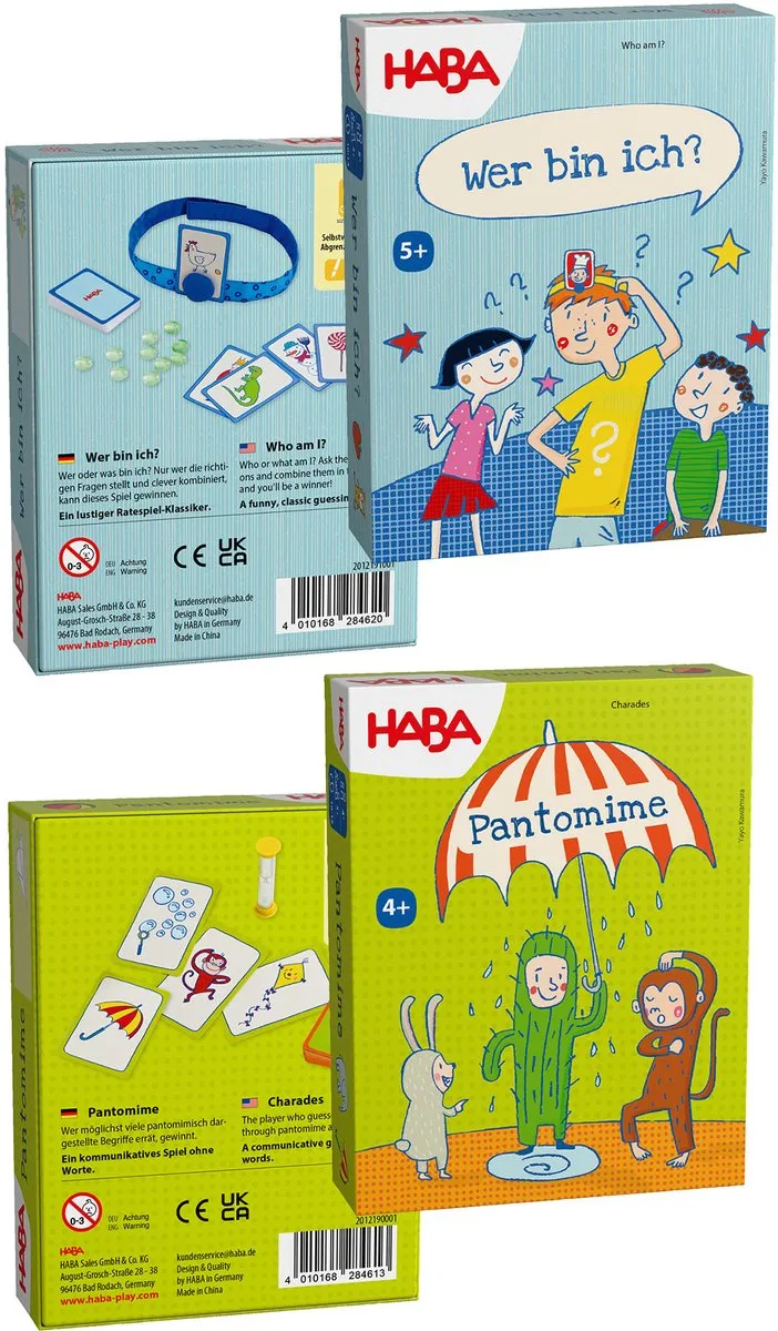 Haba Pantomime & Wie ben ik? Spelles