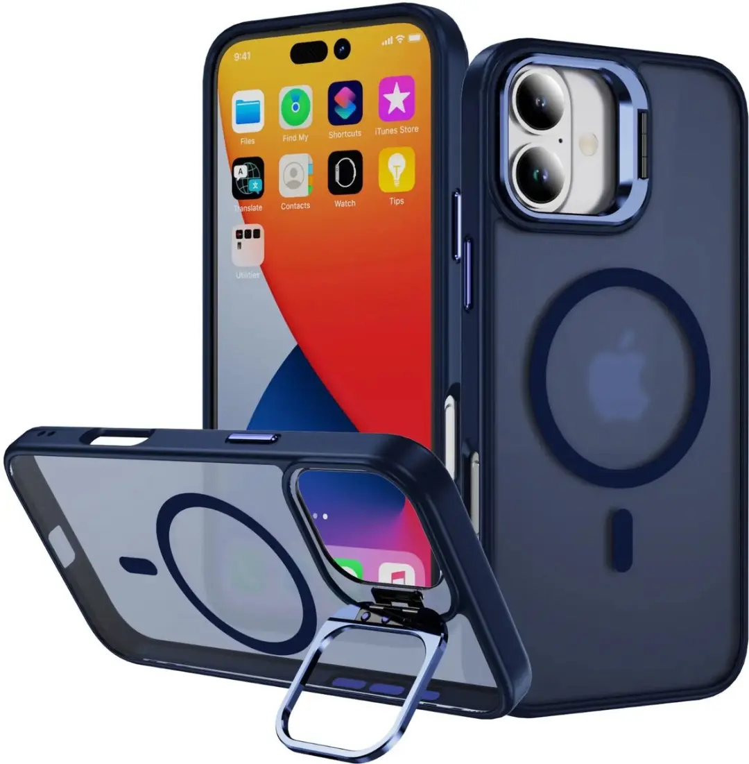 Selected Hoesje iPhone 16 MagSafe Blauw