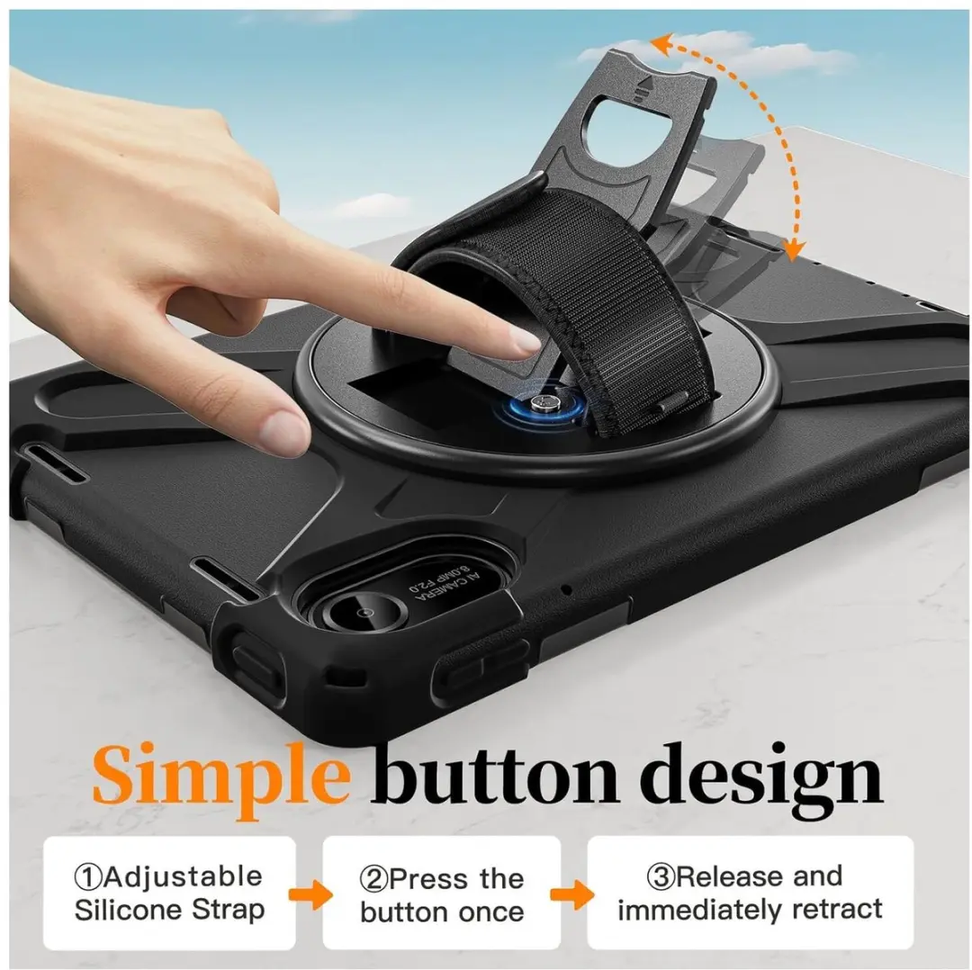 Selected Xiaomi Redmi Pad 2 Back Cover - Zwart