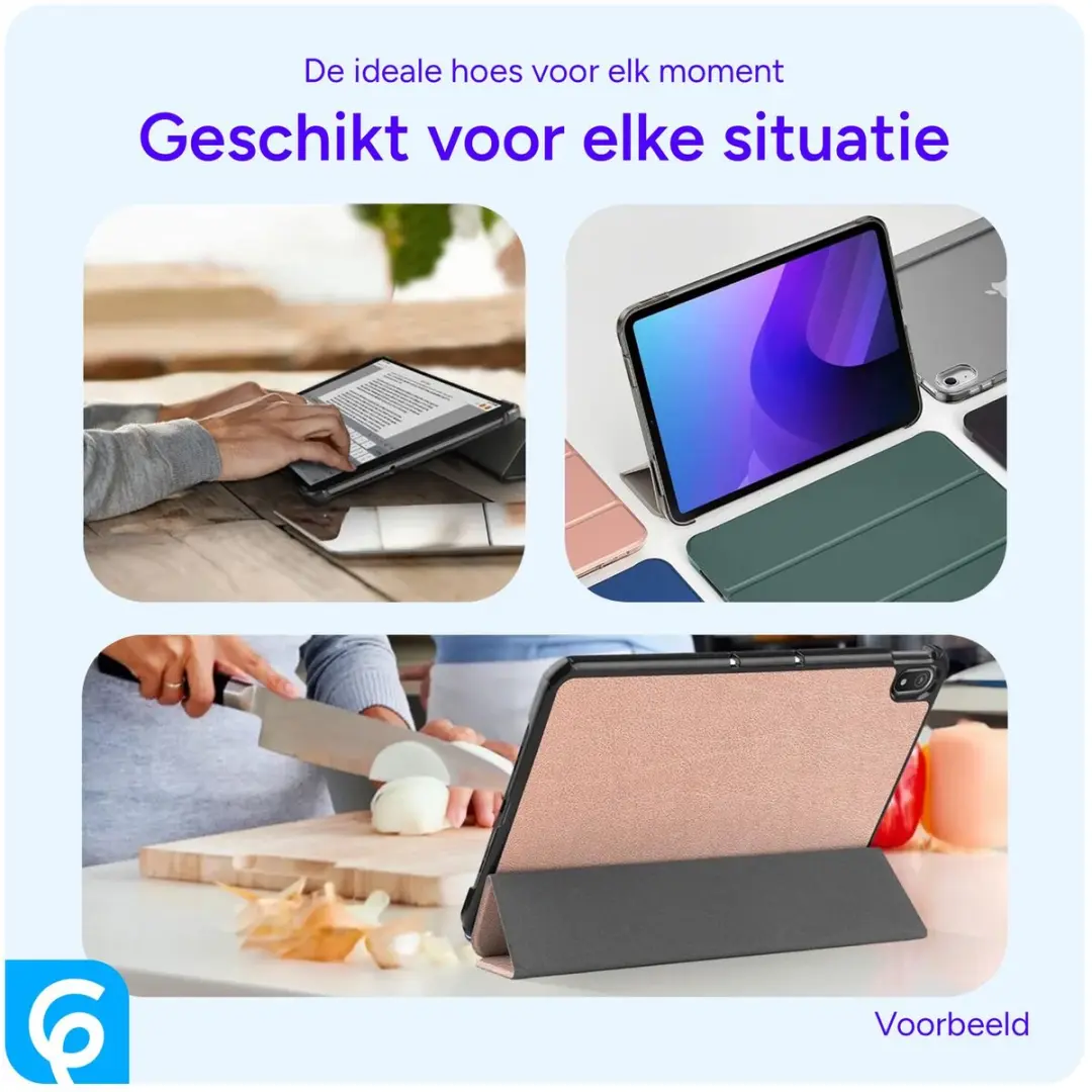 Samsung Galaxy Tab A8 2021 Tablethoes - Roze Goud
