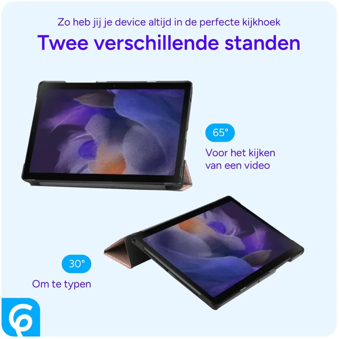 Samsung Galaxy Tab A8 2021 Tablethoes - Roze Goud