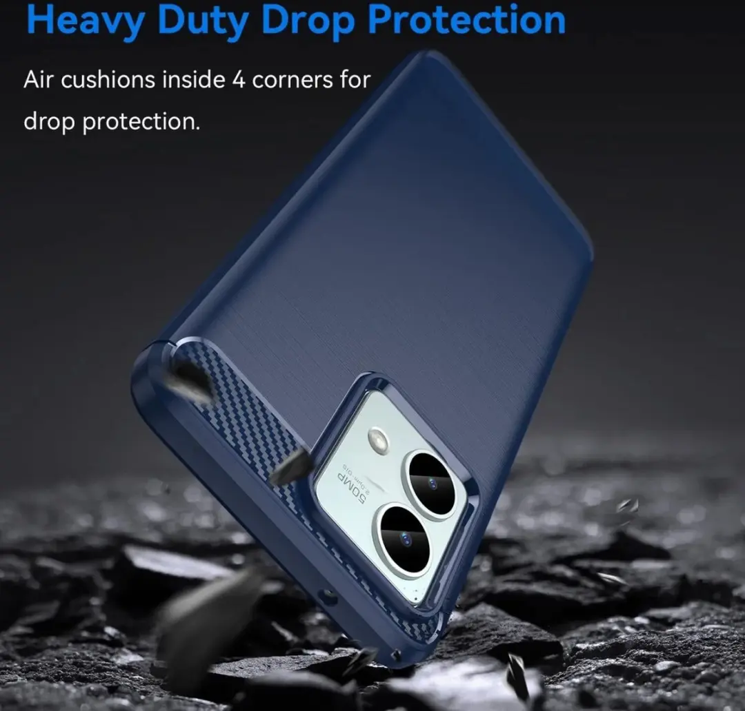 Selected TPU Hoesje Motorola Moto G84 - Blauw