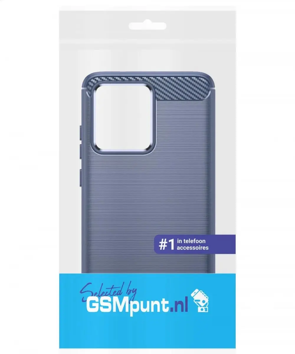 Selected TPU Hoesje Motorola Moto G84 - Blauw