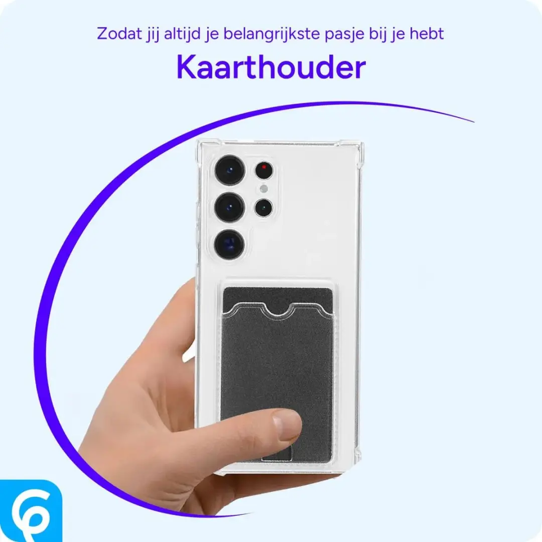 Selected Transparant Hoesje Samsung Galaxy S25 Ultra - Pasjeshouder