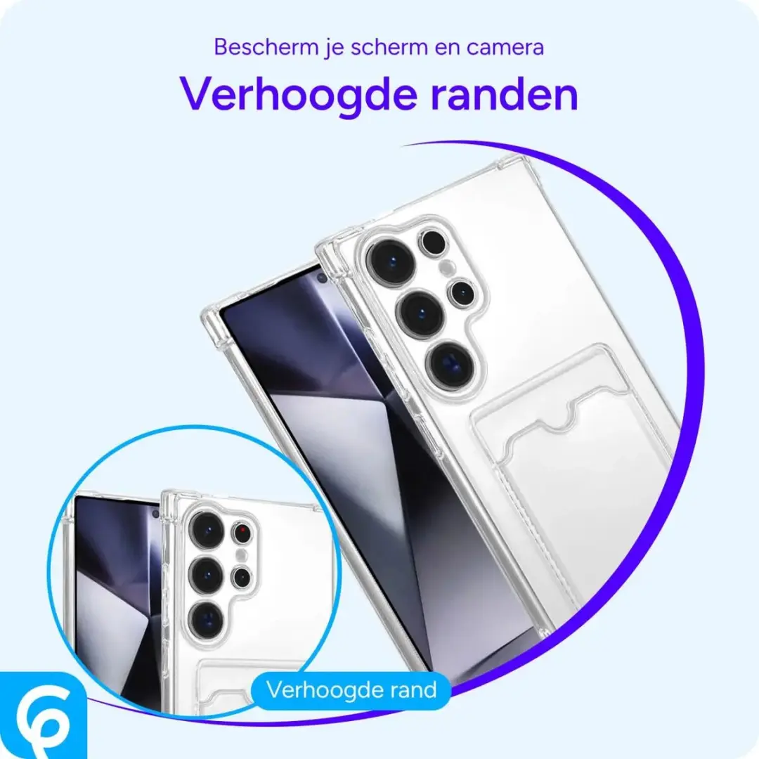 Selected Transparant Hoesje Samsung Galaxy S25 Ultra - Pasjeshouder