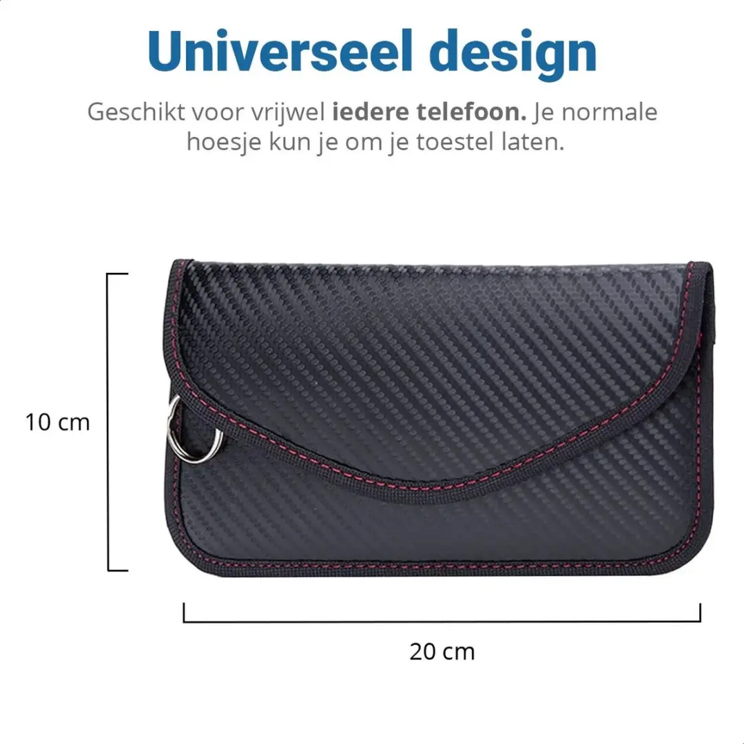 Selected SBG Faraday Bag Universele Blokkerende Telefoonzak - Carbon - afbeelding 6 van 6