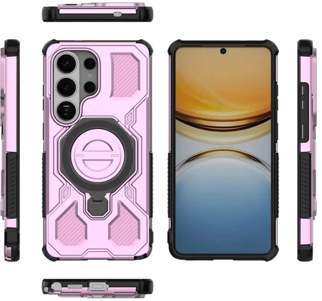 Selected Hoesje Samsung Galaxy S26 Ultra MagSafe Roze - 360° Draaibare Stand - afbeelding 6 van 6
