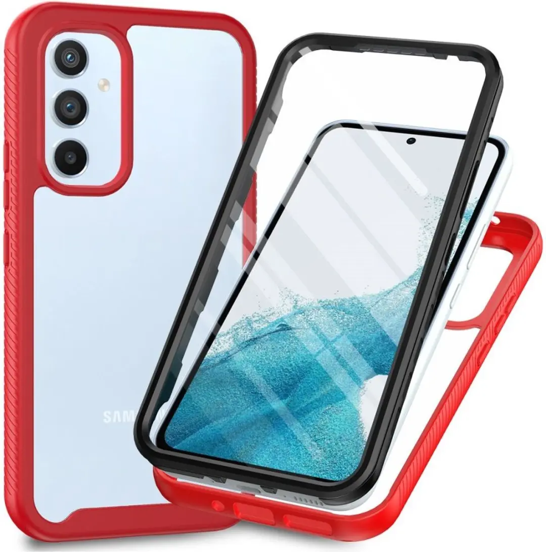 Selected Hoesje Samsung Galaxy A54 - Full Protect Rood