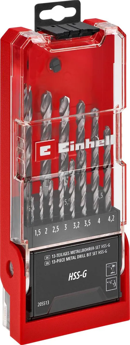 Einhell HSS-G Borenset 13-delig