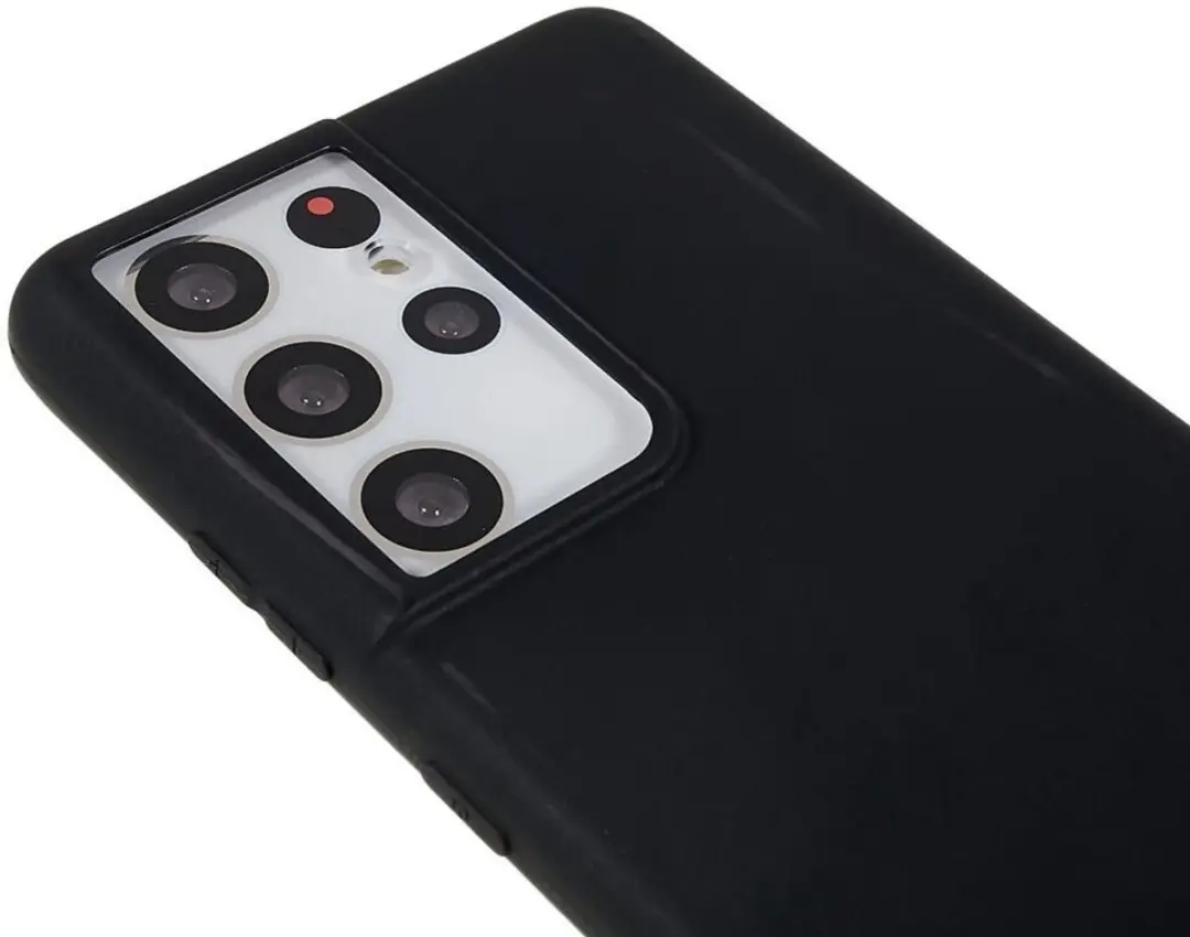 Selected by GSMpunt Samsung Galaxy S21 Ultra TPU Hoesje - Zwart