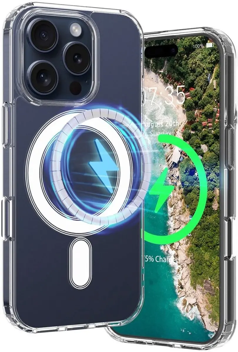 Selected by GSMpunt Selected iPhone 15 Pro Max TPU Hoesje - Transparant