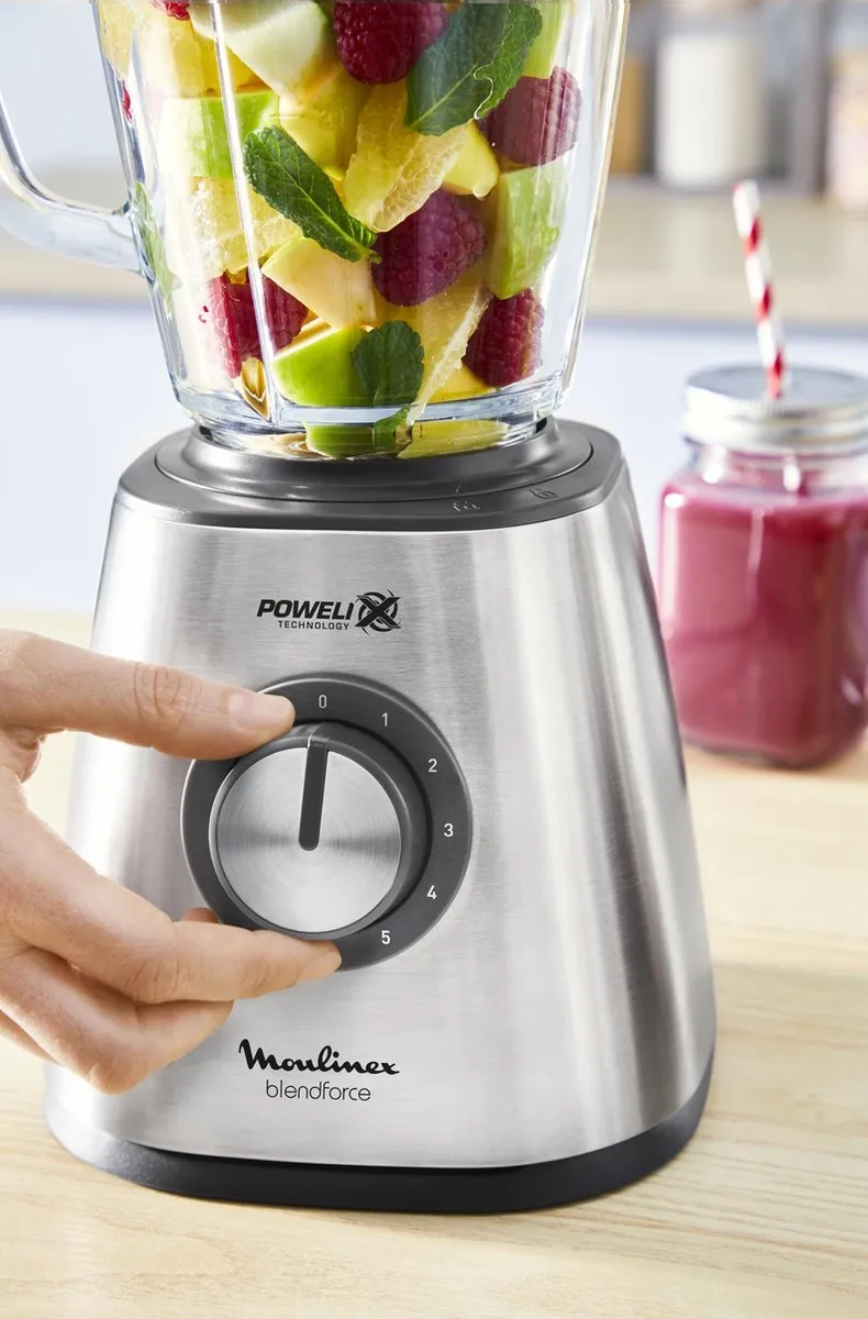 Moulinex Blendforce 2 LM439D10 Blender - 800W - 1,75L - Zilver