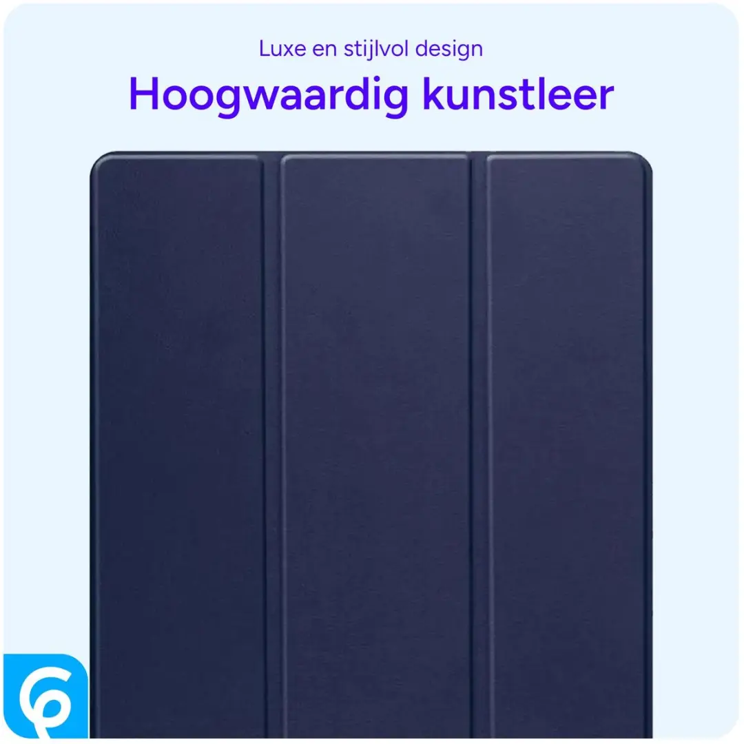 Selected Tablet Hoes Samsung Galaxy Tab S10/S9 Ultra Tri-Fold Blauw