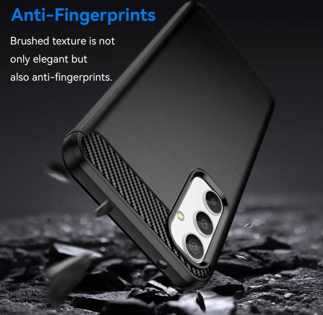 Selected TPU Hoesje Samsung Galaxy A34 - Zwart - afbeelding 6 van 6