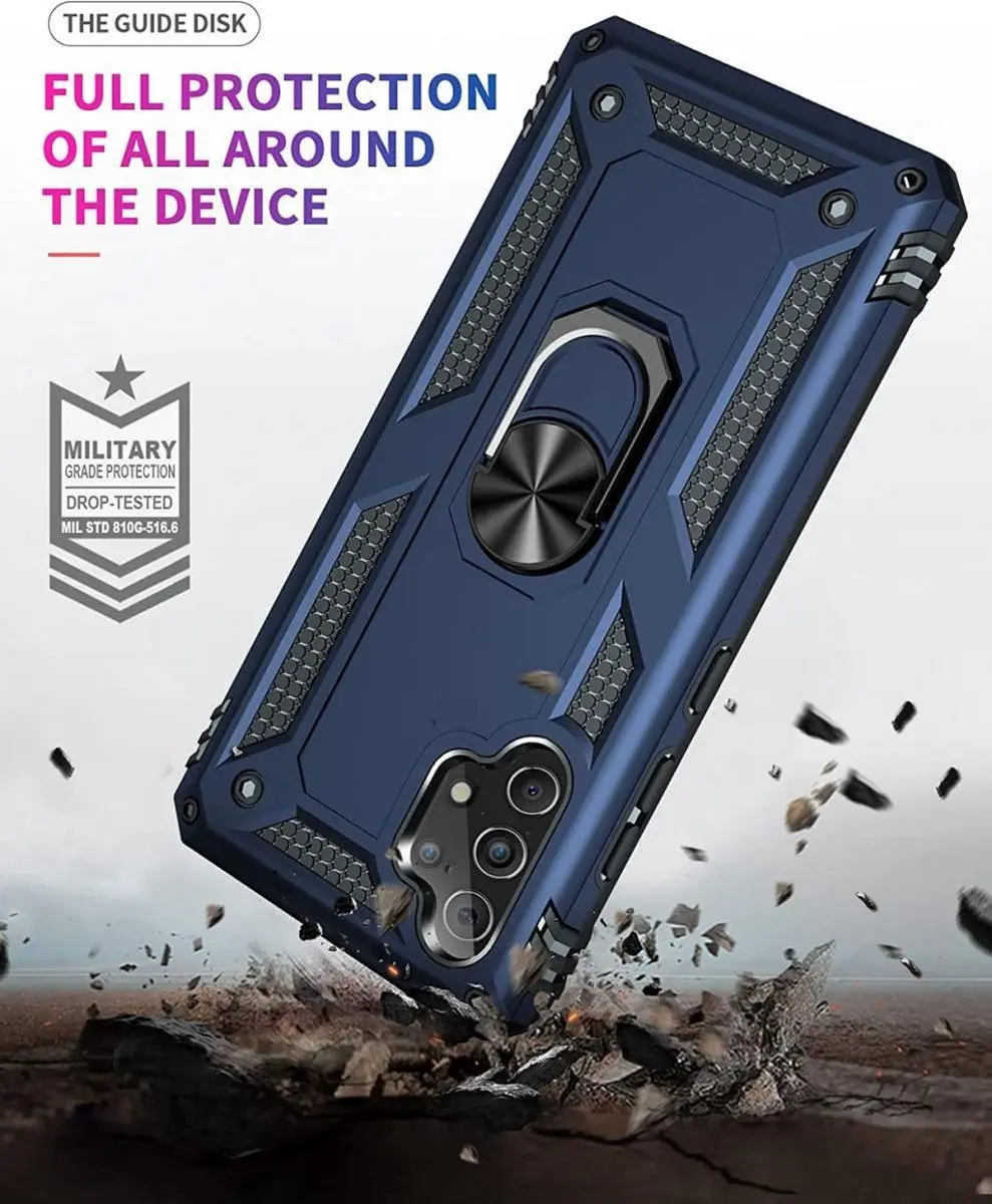 Selected Magnetisch Hoesje Samsung Galaxy A32 4G - Blauw - afbeelding 6 van 6