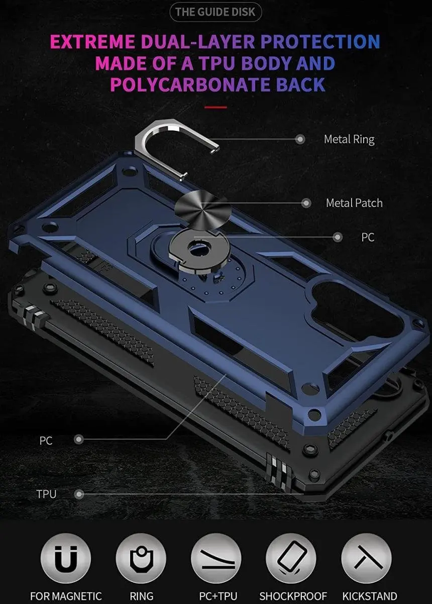 Selected Magnetisch Hoesje Samsung Galaxy A32 4G - Blauw