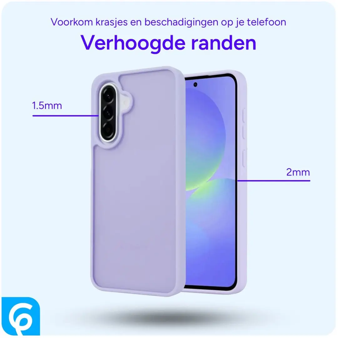 Selected Hoesje Samsung Galaxy A56 - Paarse Matte Back Cover
