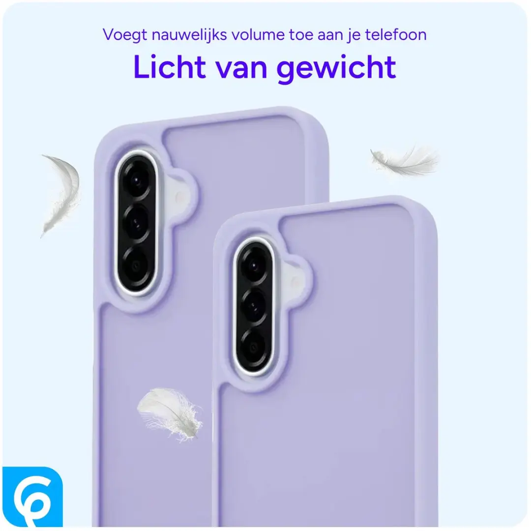 Selected Hoesje Samsung Galaxy A56 - Paarse Matte Back Cover
