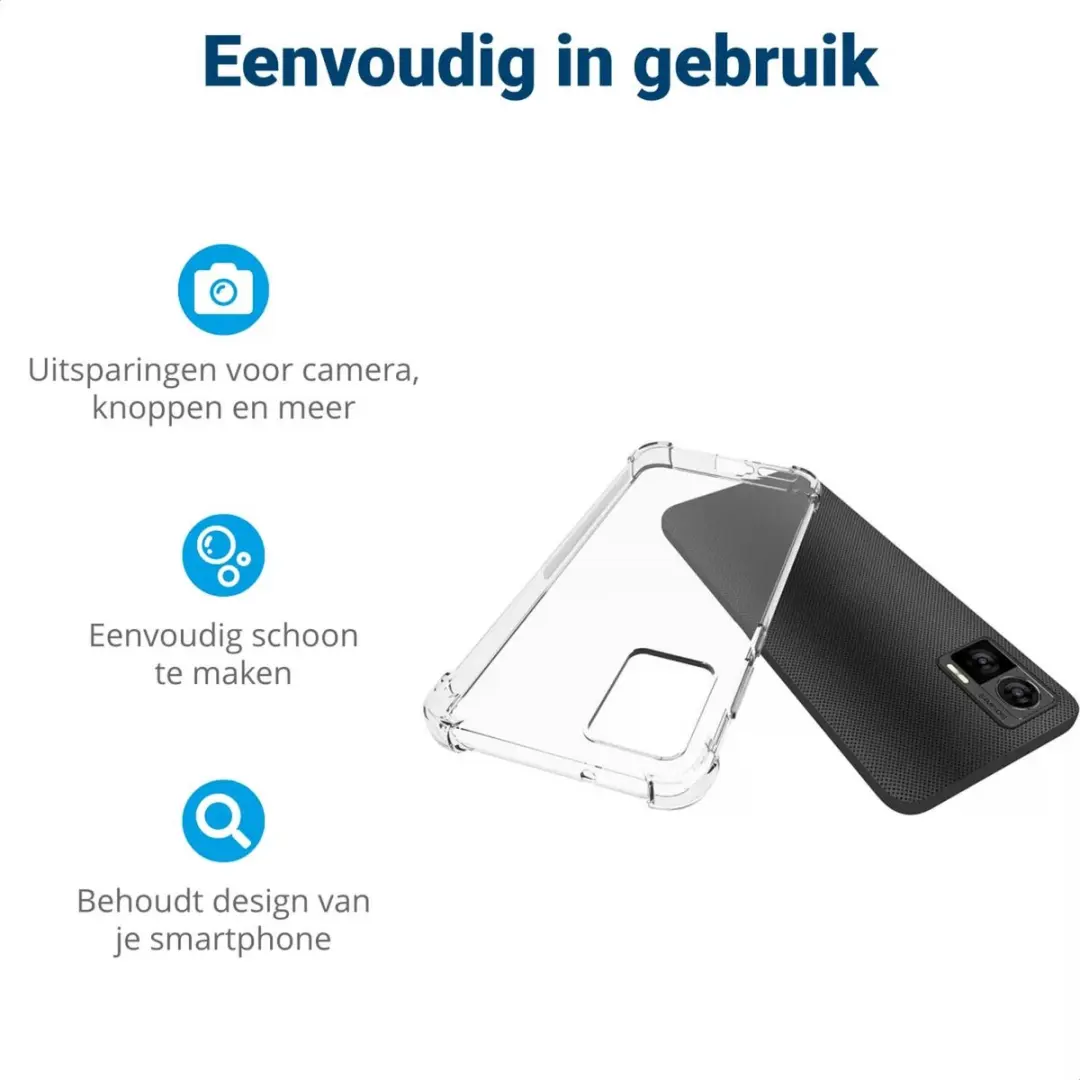 Motorola Edge 30 Neo Hoesje - Transparant