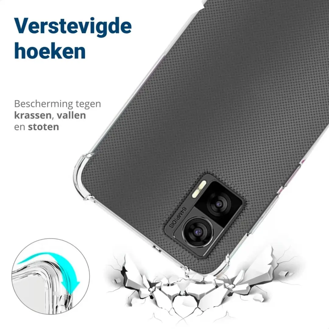 Motorola Edge 30 Neo Hoesje - Transparant