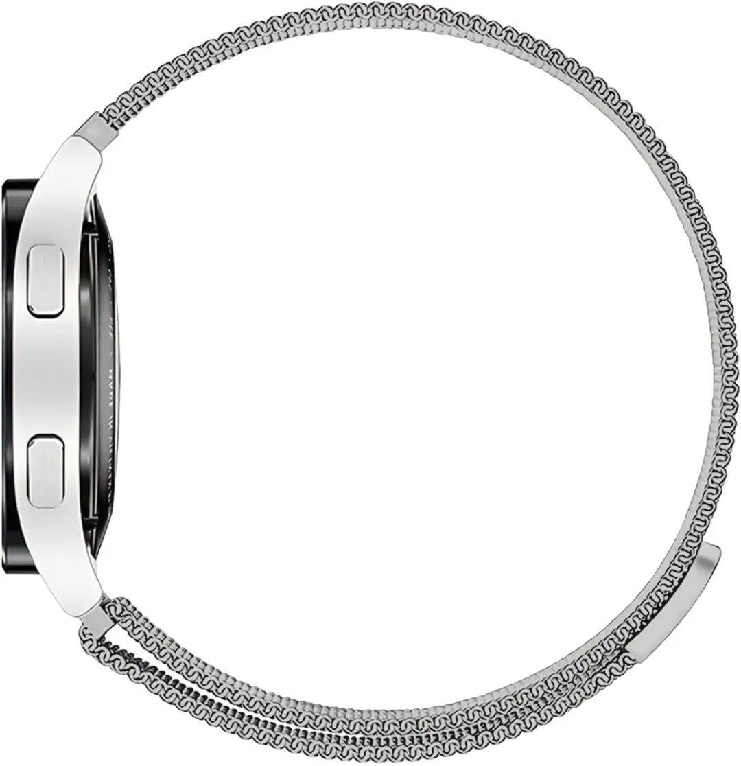 Selected SBG Universeel 22mm Horlogebandje - Zilver - afbeelding 6 van 6