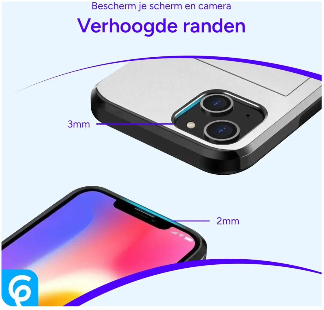 Selected Hoesje Samsung Galaxy S26 Ultra - Kaarthouder 2 Stuks Grijs