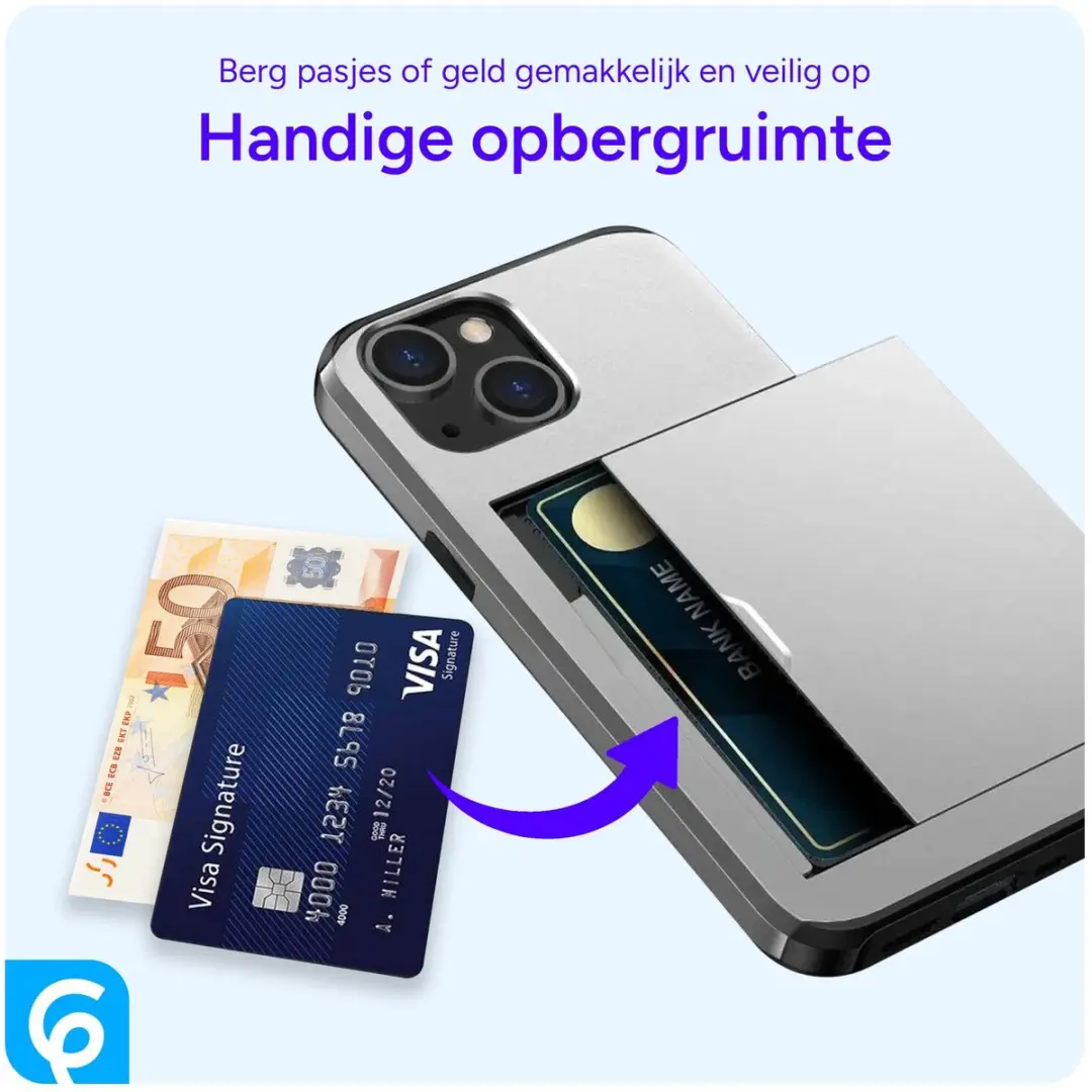 Selected Hoesje Samsung Galaxy S26 Ultra - Kaarthouder 2 Stuks Grijs