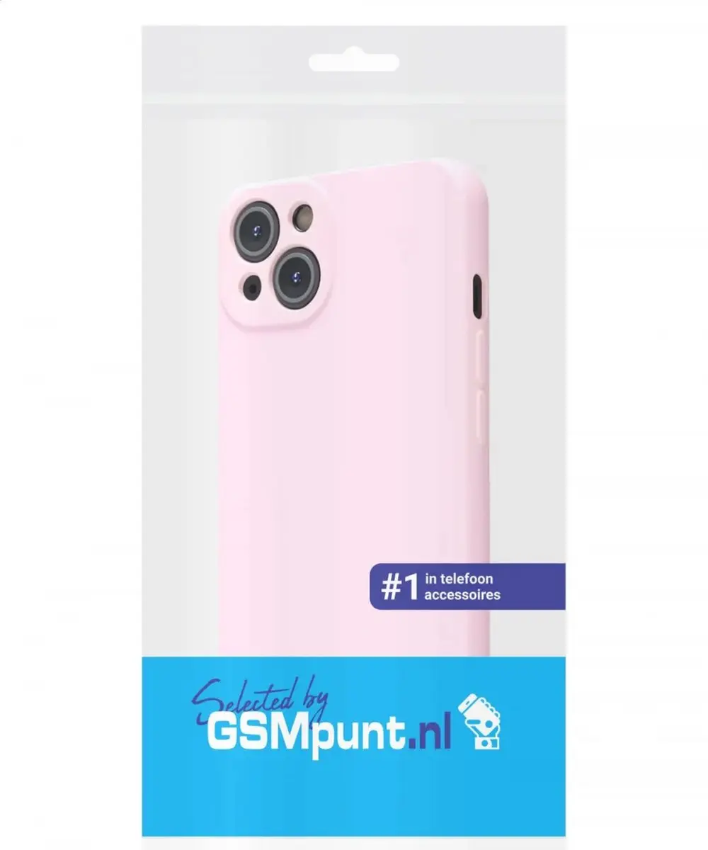 Selected by GSMpunt.nl iPhone 13 Hoesje Roze - Dun TPU