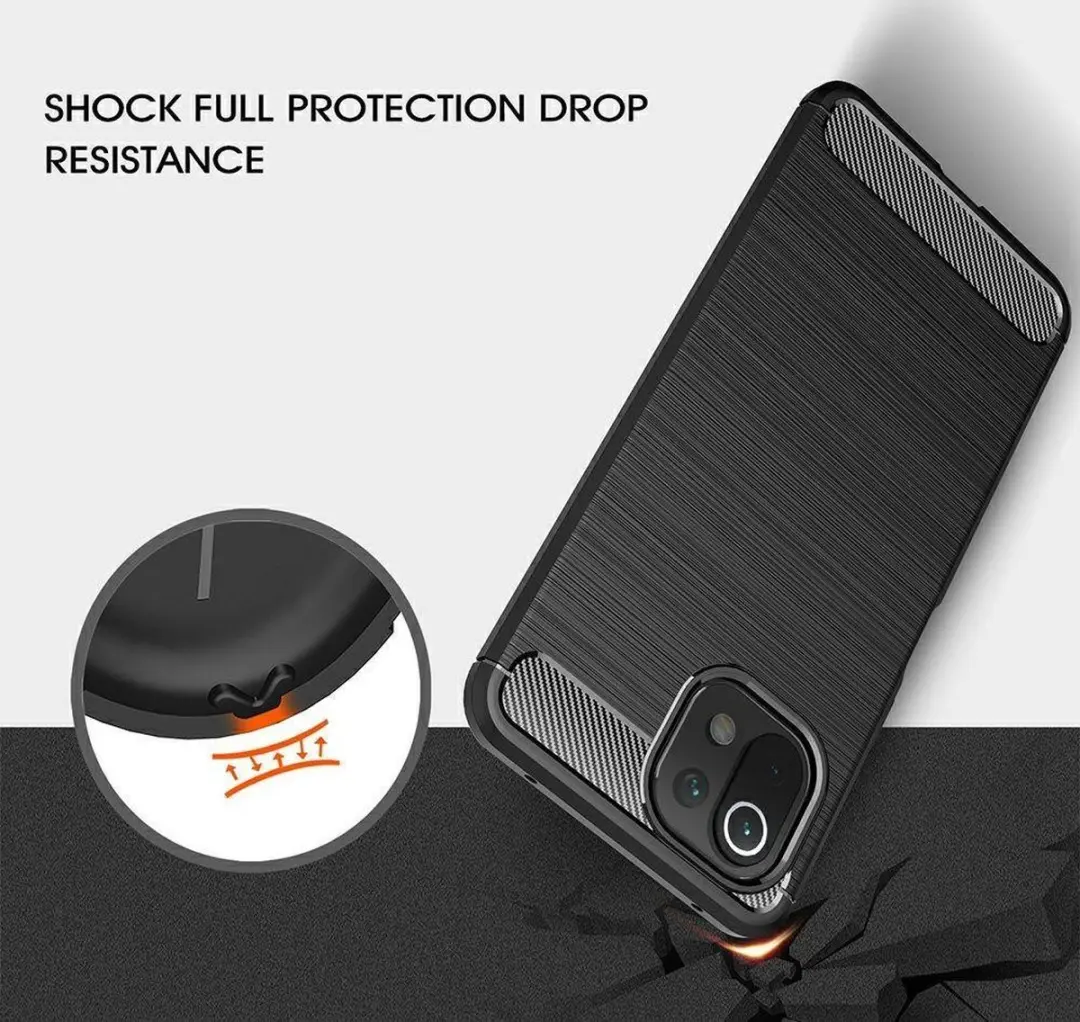 Xiaomi Mi 11 Lite Hoesje - Zwart - afbeelding 6 van 6