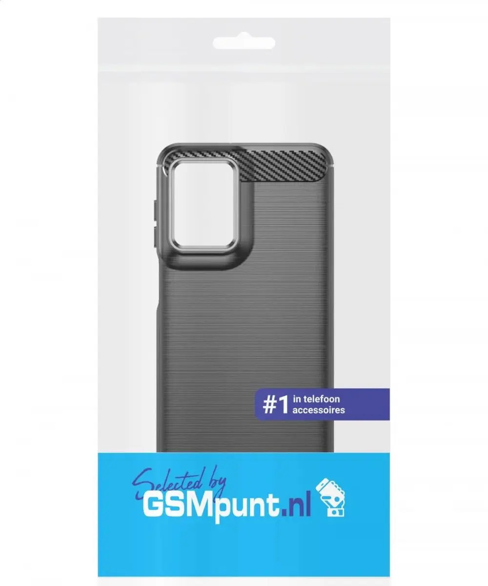 Selected TPU Hoesje Motorola Moto G55 - Zwart