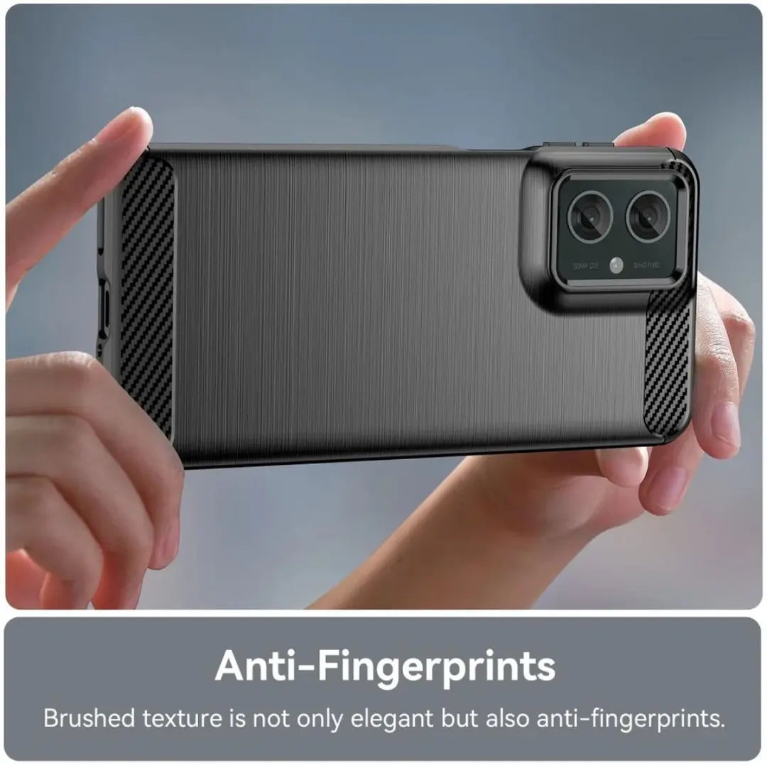 Selected TPU Hoesje Motorola Moto G55 - Zwart