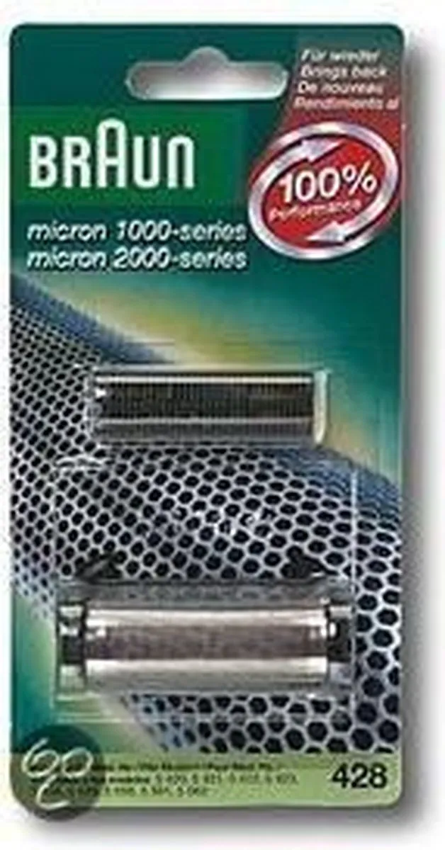 Braun Combipack MICRO 428 Vervangend Scheerblad