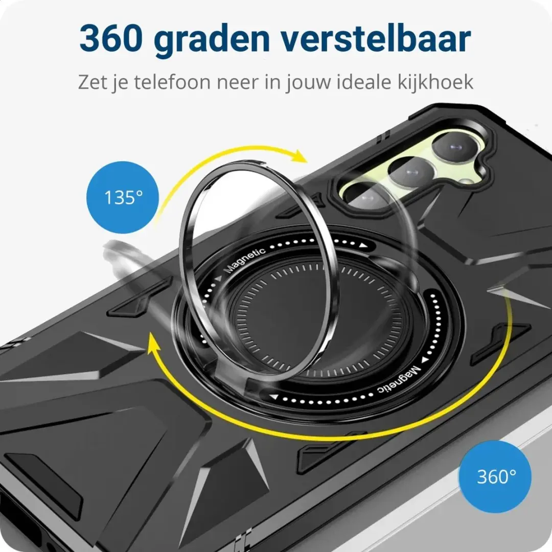 Selected Hoesje Samsung Galaxy A55 MagSafe - Zwart