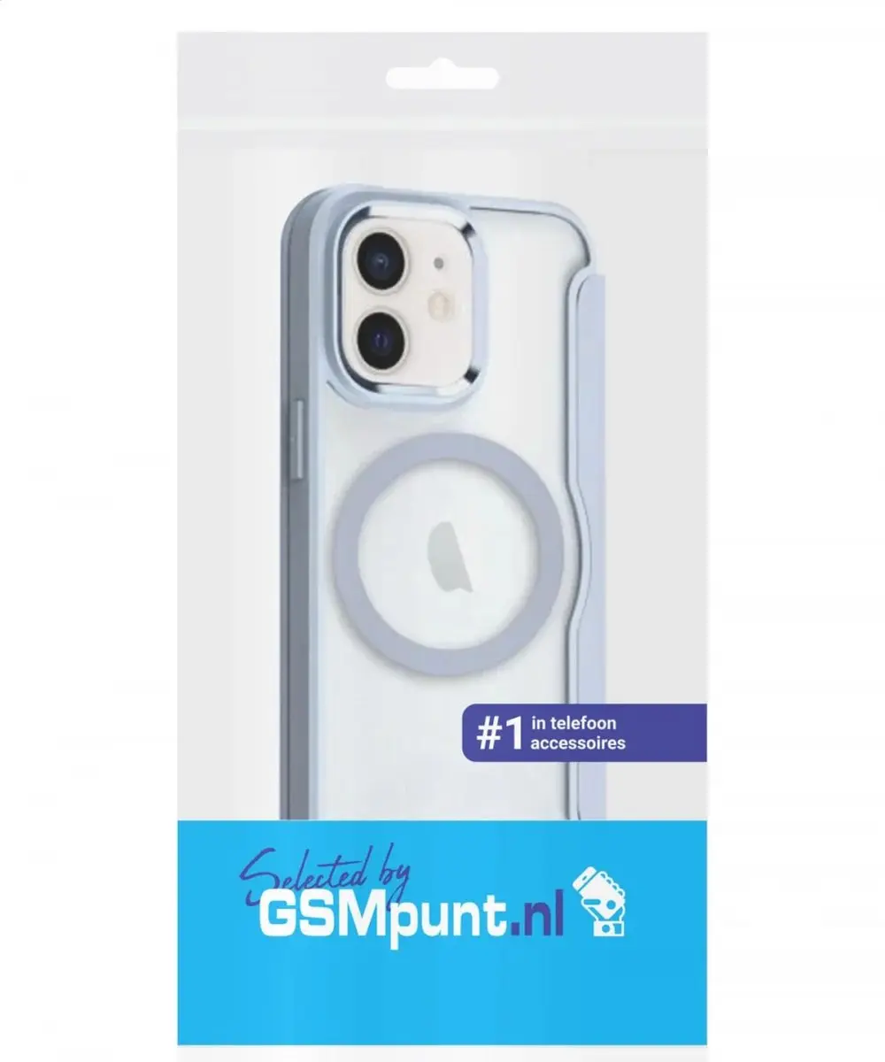 Selected Portemonnee Hoesje iPhone 12/12 Pro - MagSafe - Blauw