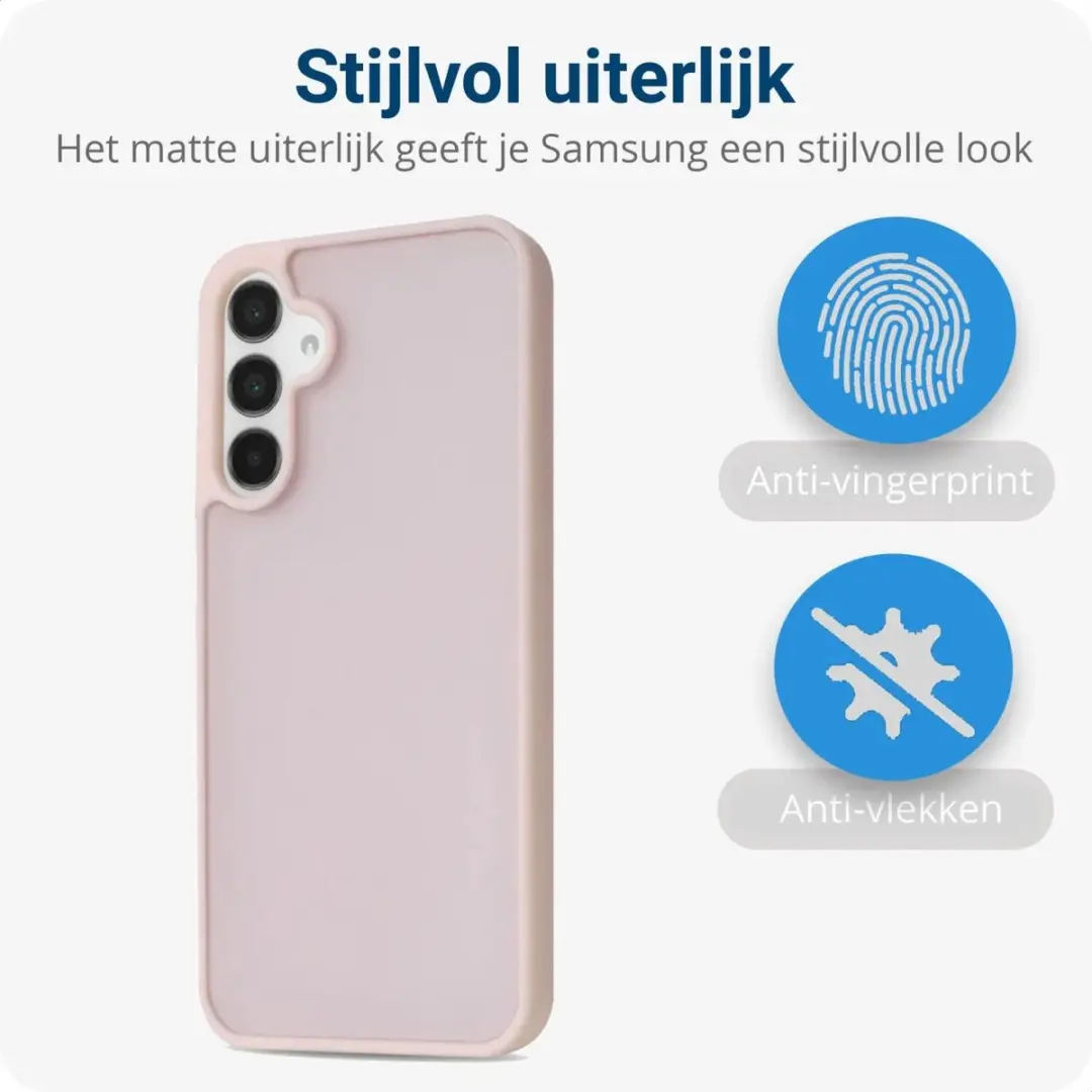 Selected Hoesje Samsung Galaxy A15 - Roze Mat