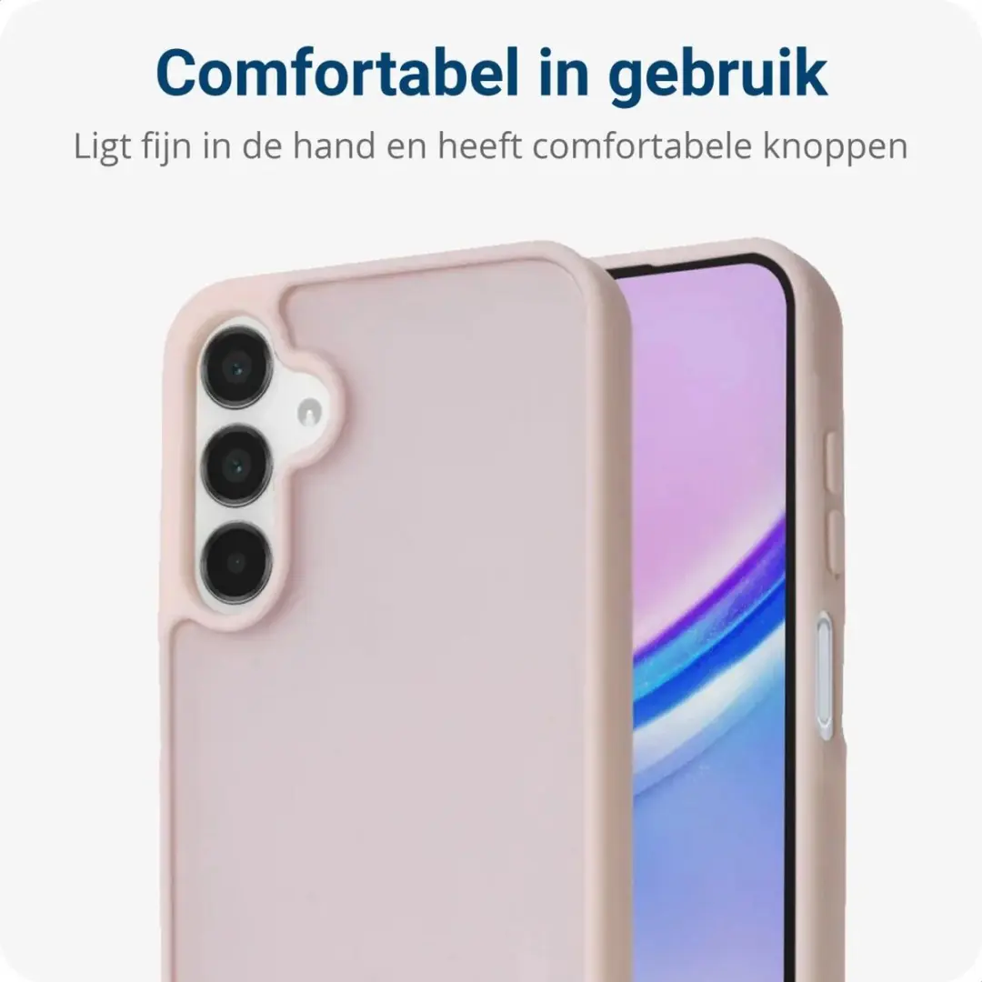 Selected Hoesje Samsung Galaxy A15 - Roze Mat