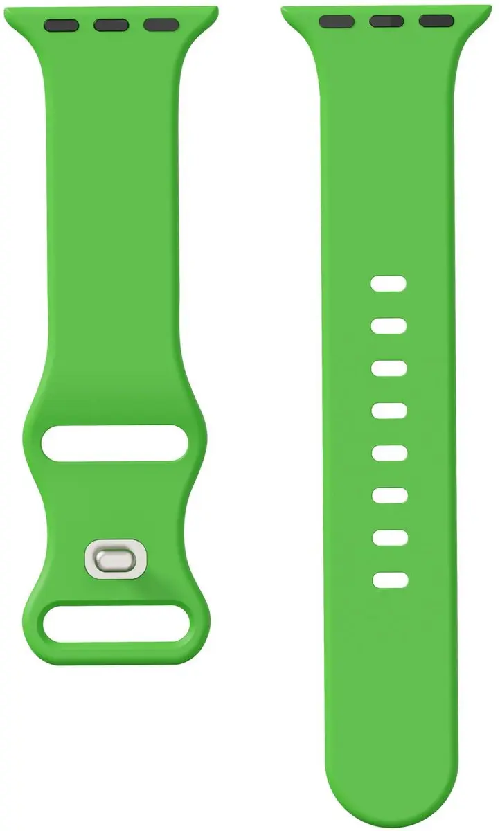 Selected Siliconen Bandje Apple Watch SE 40mm - Lichtgroen