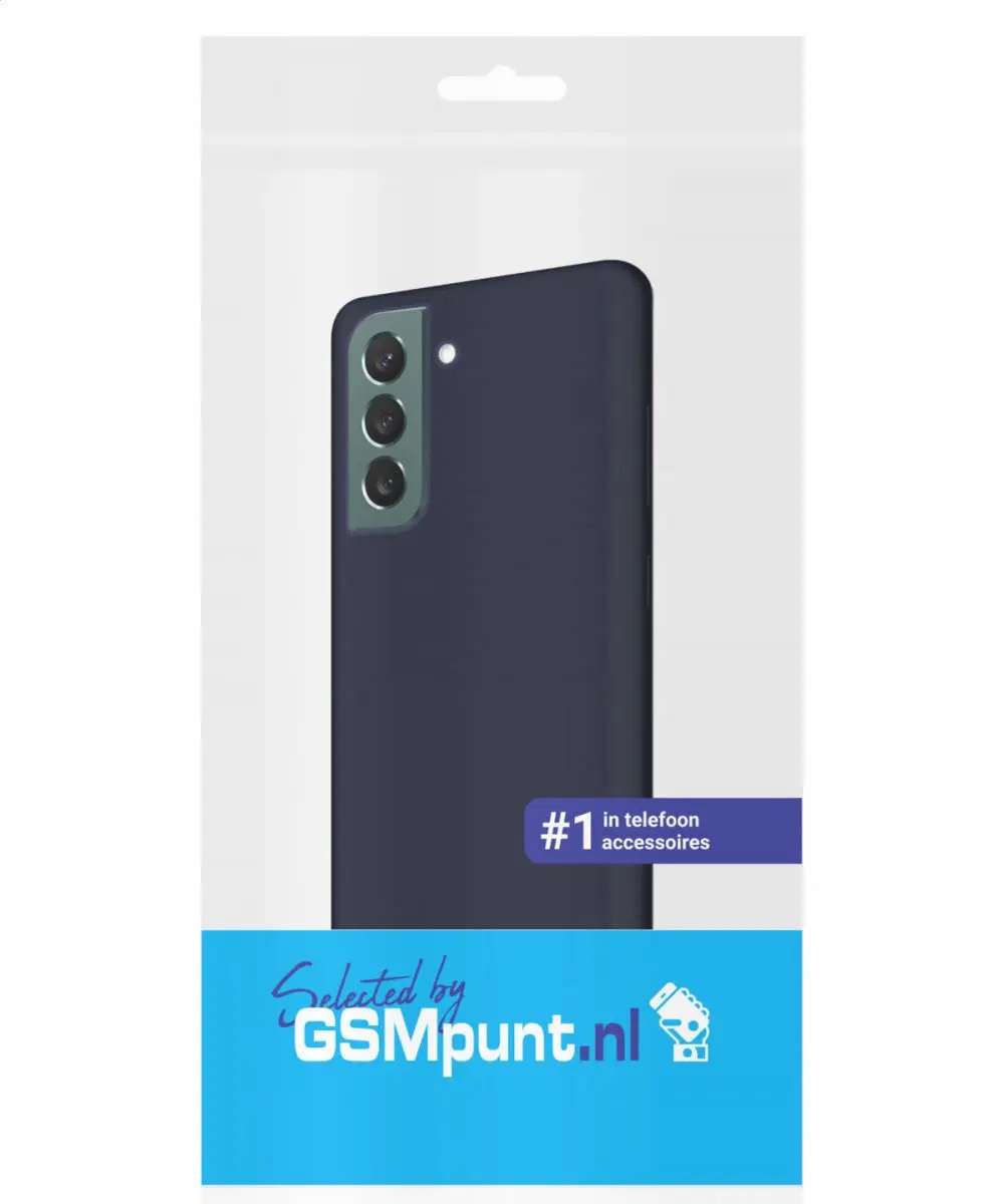 Selected Siliconen Hoesje Samsung Galaxy S22 Plus - Blauw