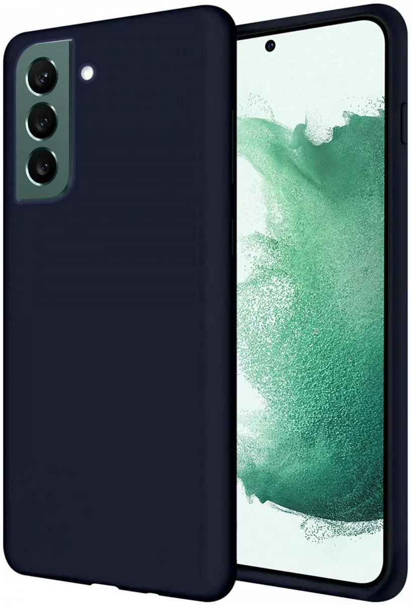 Selected Siliconen Hoesje Samsung Galaxy S22 Plus - Blauw
