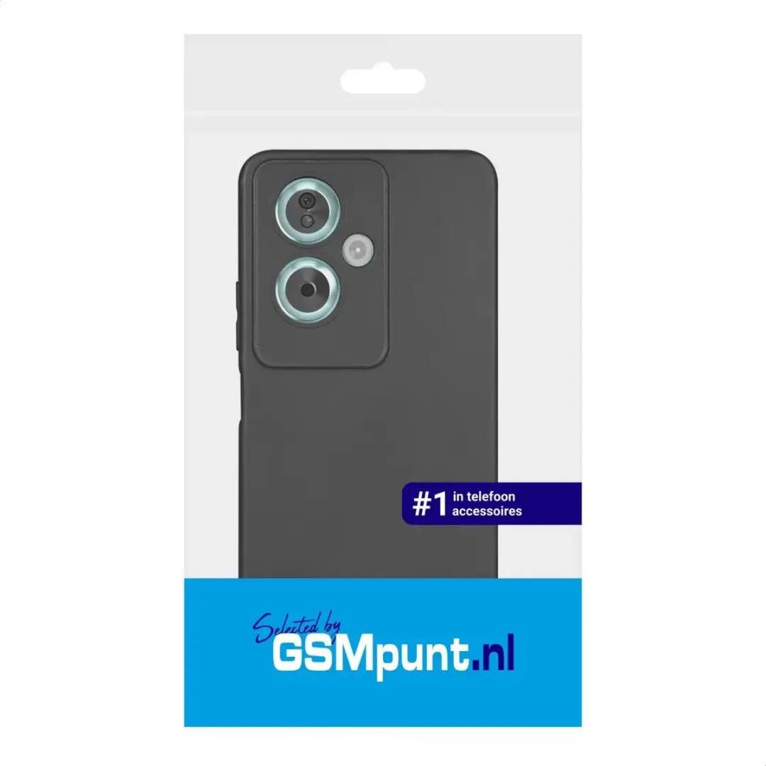 Selected Transparant TPU Hoesje Oppo A79 - Zwart