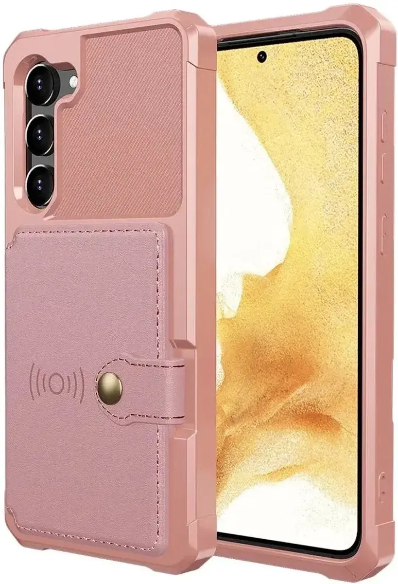 Selected Portemonnee Hoesje Samsung Galaxy S23 Plus - Roze - afbeelding 6 van 6