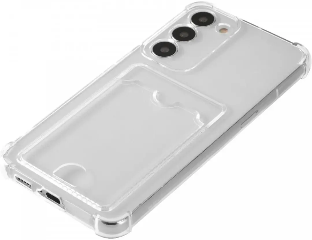 Selected Transparant TPU Hoesje Samsung Galaxy S23+ - Pasjeshouder