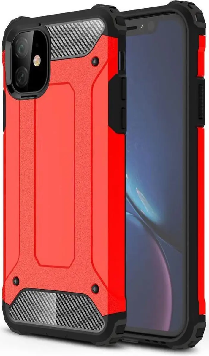 Selected Hoesje iPhone 11 Hybride Rood