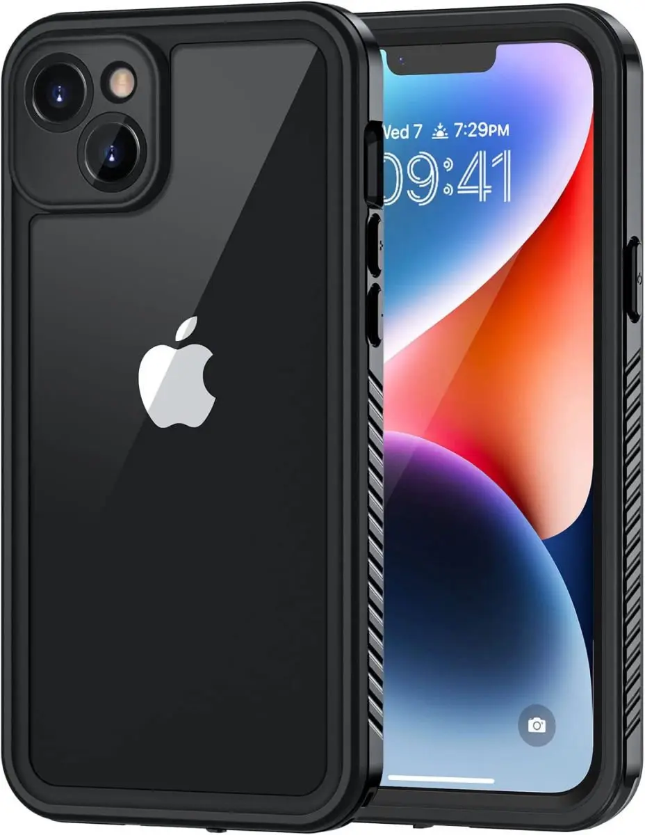 Selected SBG Outdoor Case iPhone 14 Waterdicht - IP68 - Zwart/Transparant
